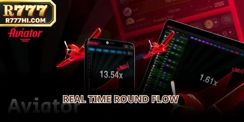 Aviator is built around a real-time round system where every participant joins