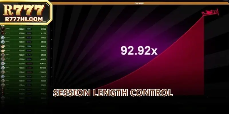 Aviator offers exceptional control over session length