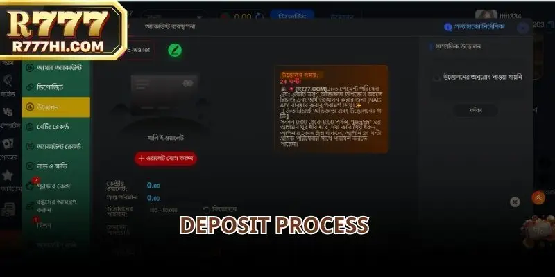 Depositing funds is the first essential step to fully access platform features