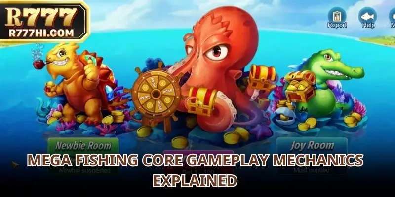 Mega Fishing is designed around a fast yet structured shooting system
