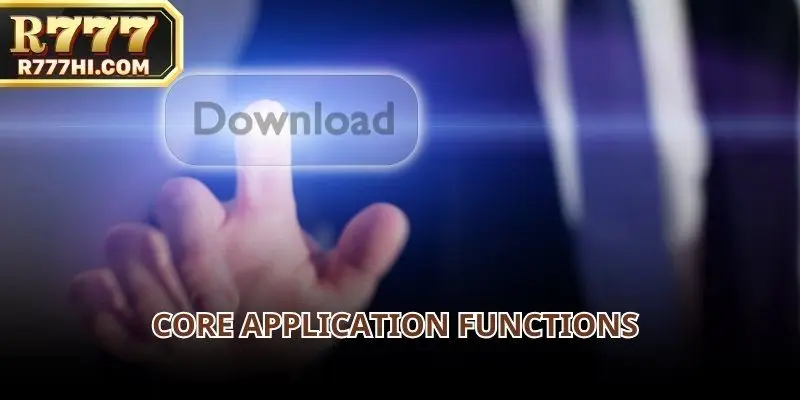 The R777 app is developed as a centralized mobile solution