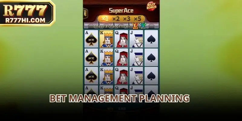 Bet management planning in Super Ace emphasizes gradual adjustments rather