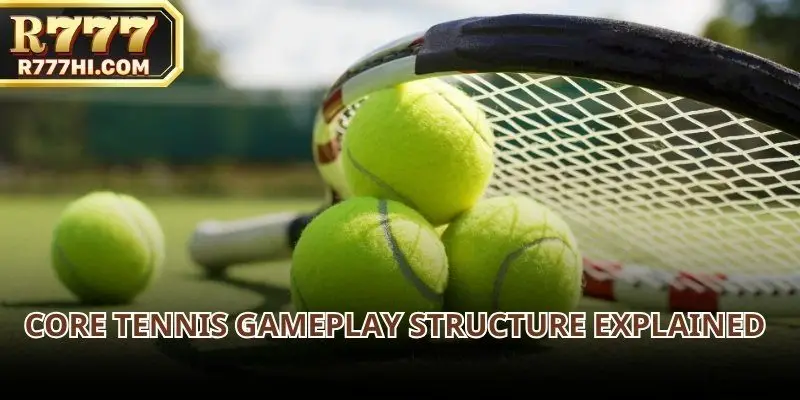 Digital Tennis gameplay is constructed from interconnected systems