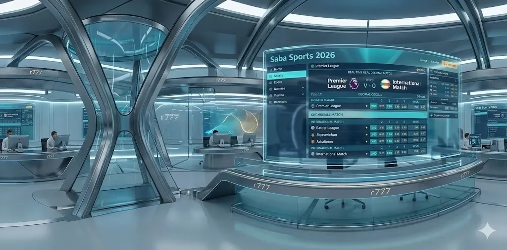 Professional Saba Sports betting interface and live odds analysis 2026 at r777